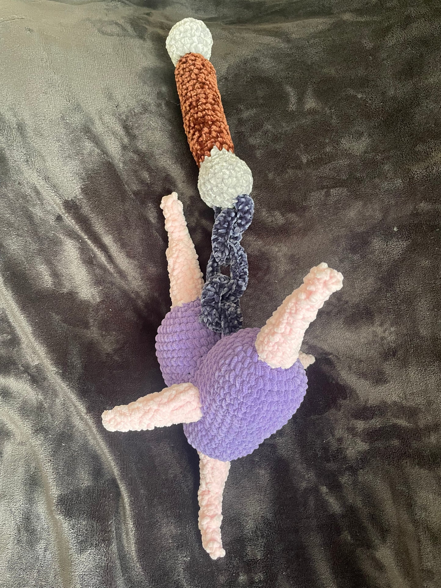 Crochet flail and love lug