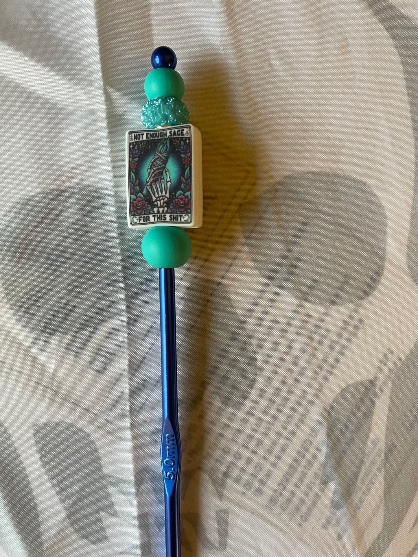 5mm silicone beaded crochet hooks