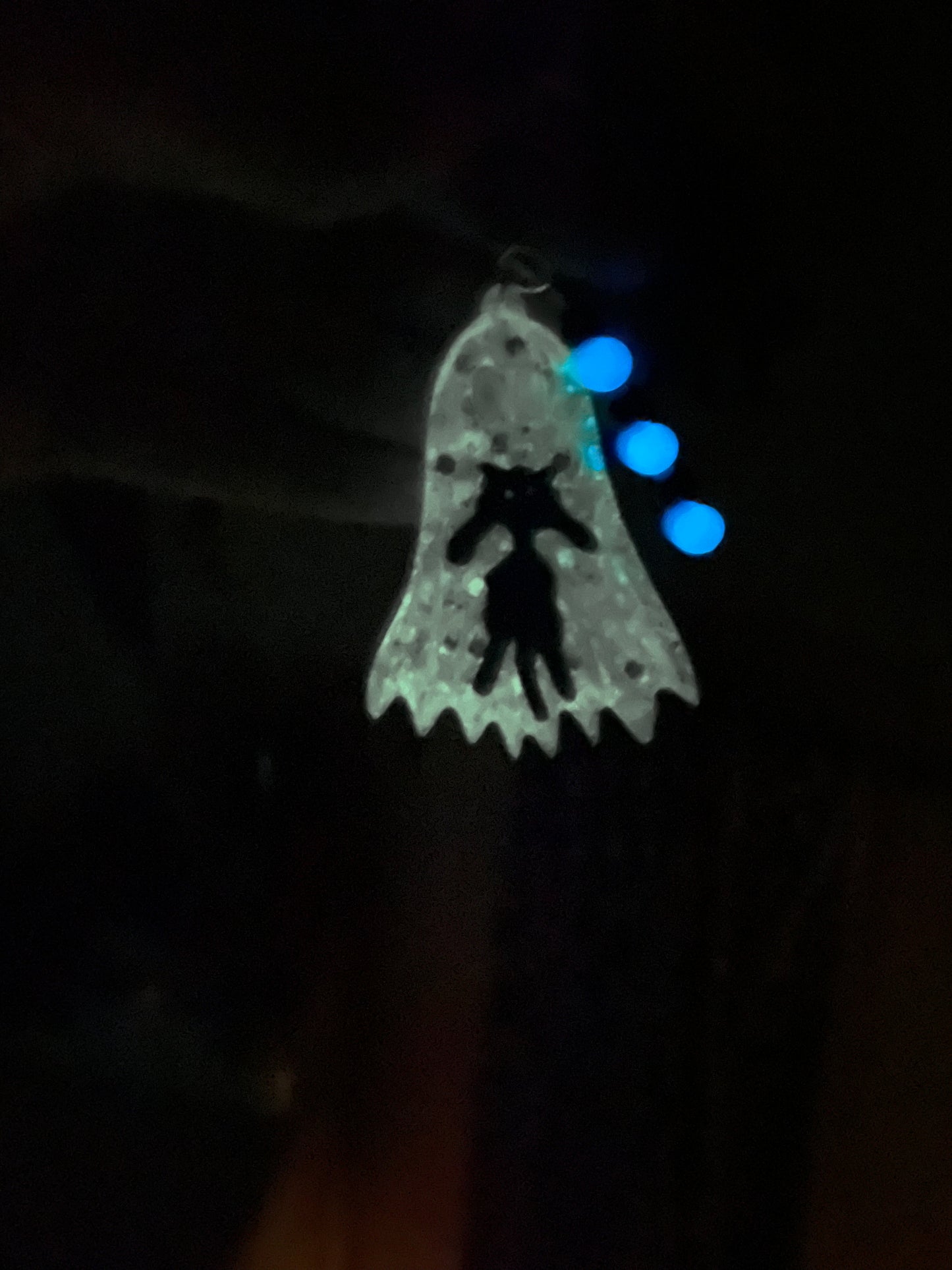 Glow in the dark ghost keychains
