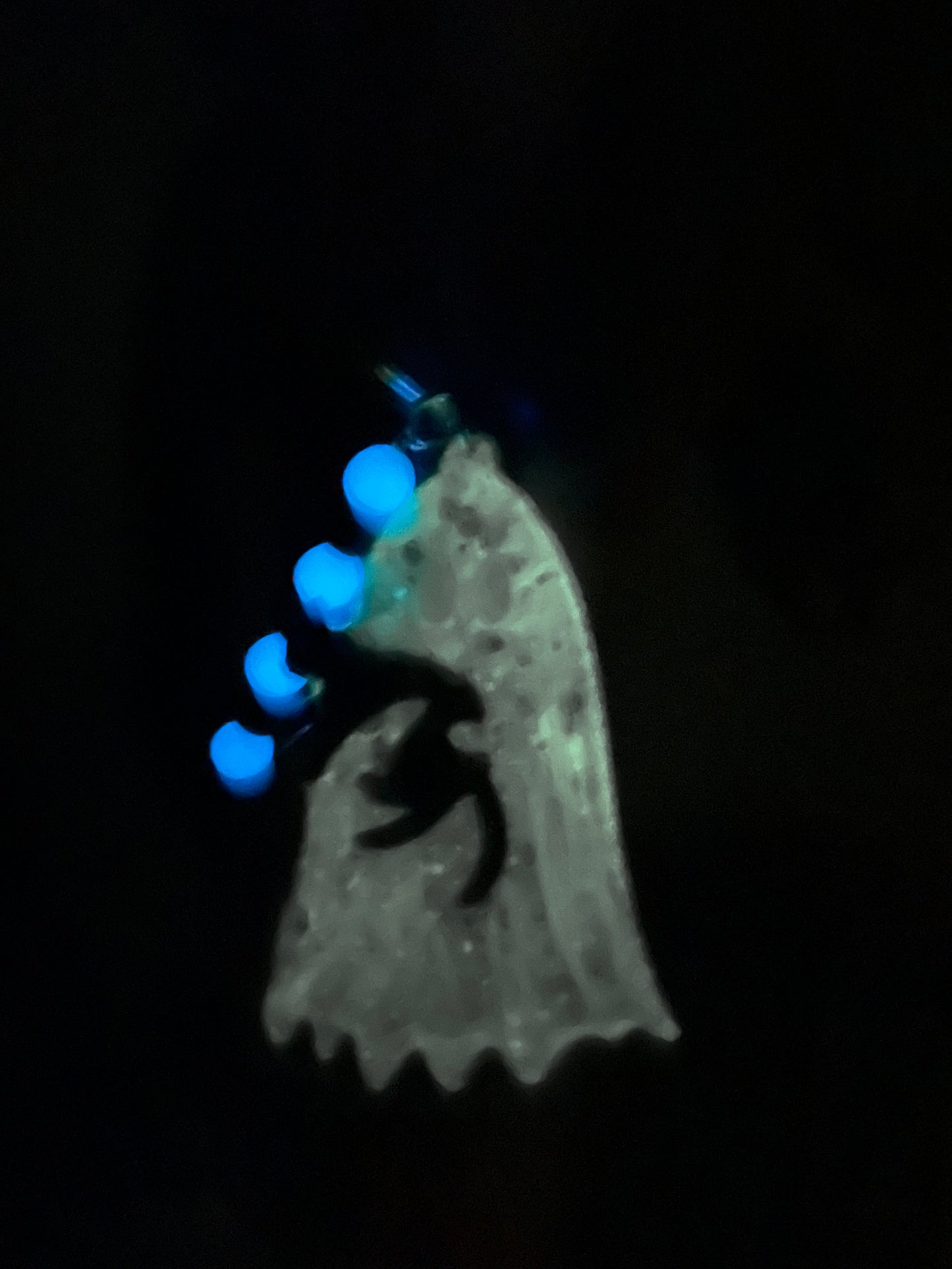 Glow in the dark ghost keychains