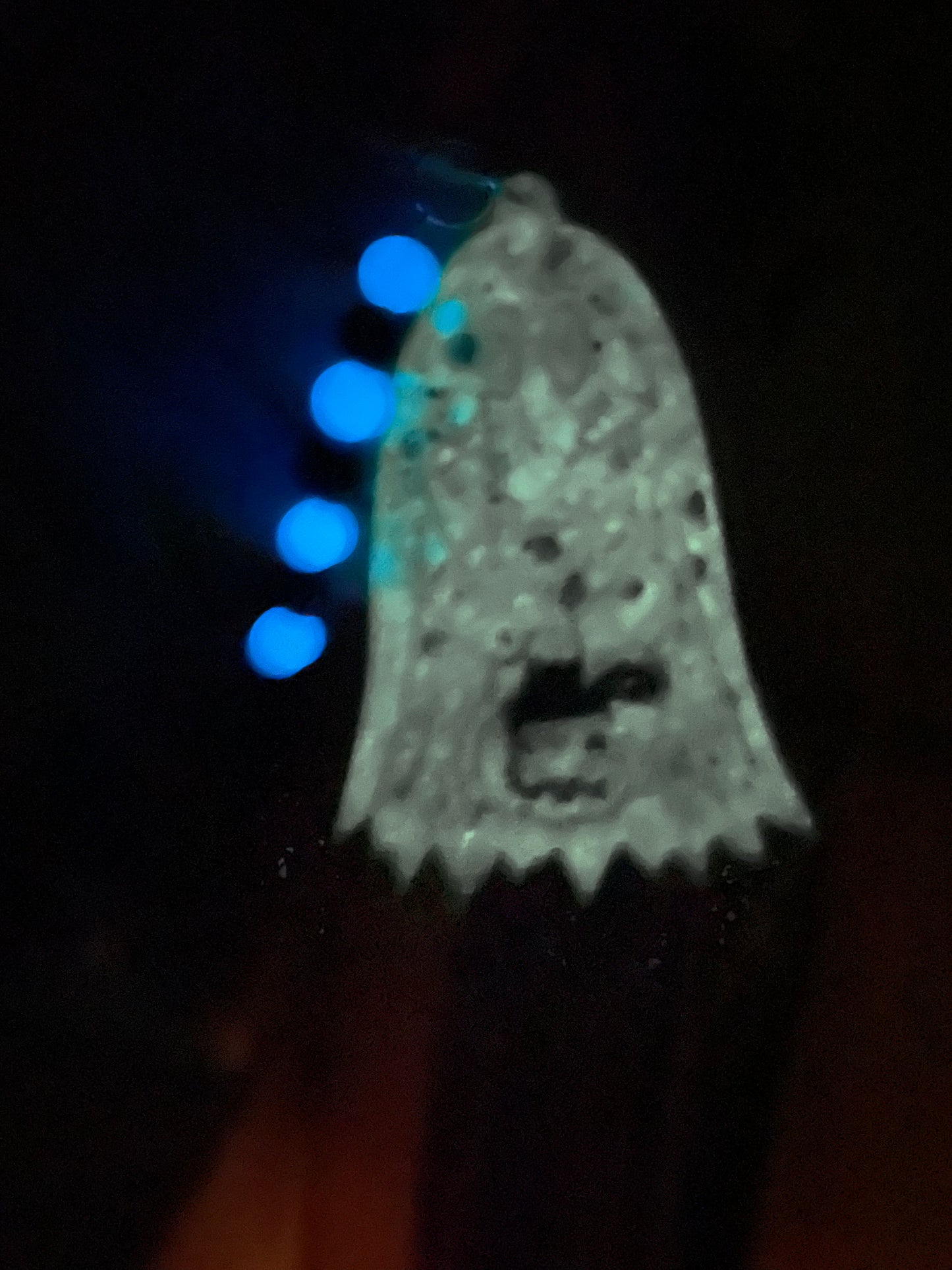 Glow in the dark ghost keychains
