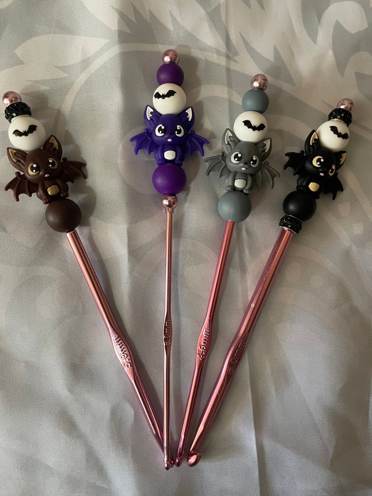 Beaded crochet hook sets