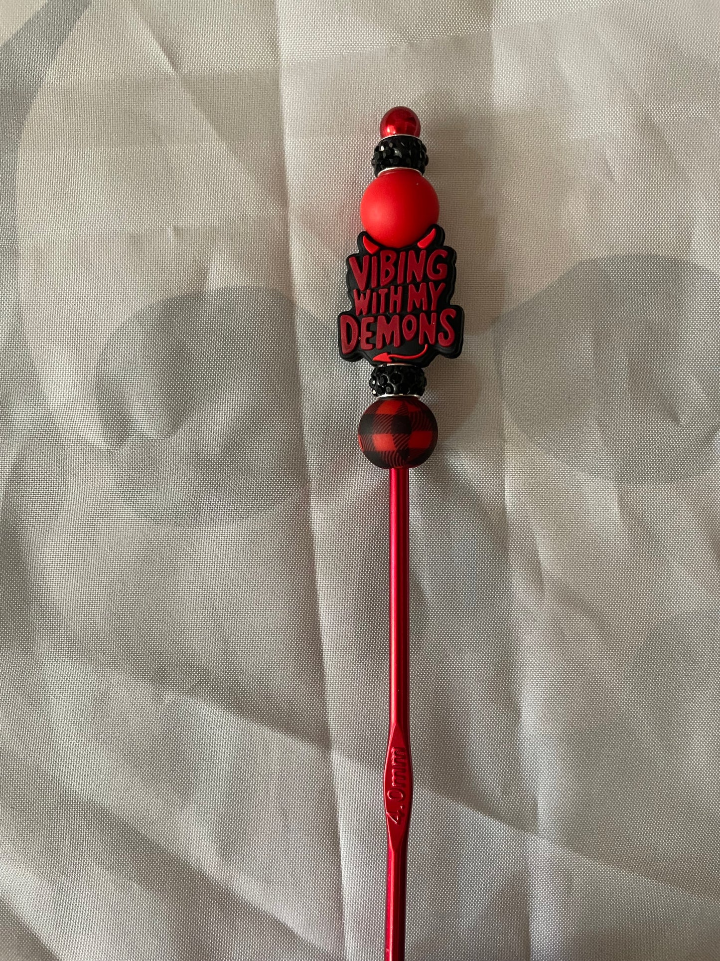 4mm silicone beaded crochet hooks