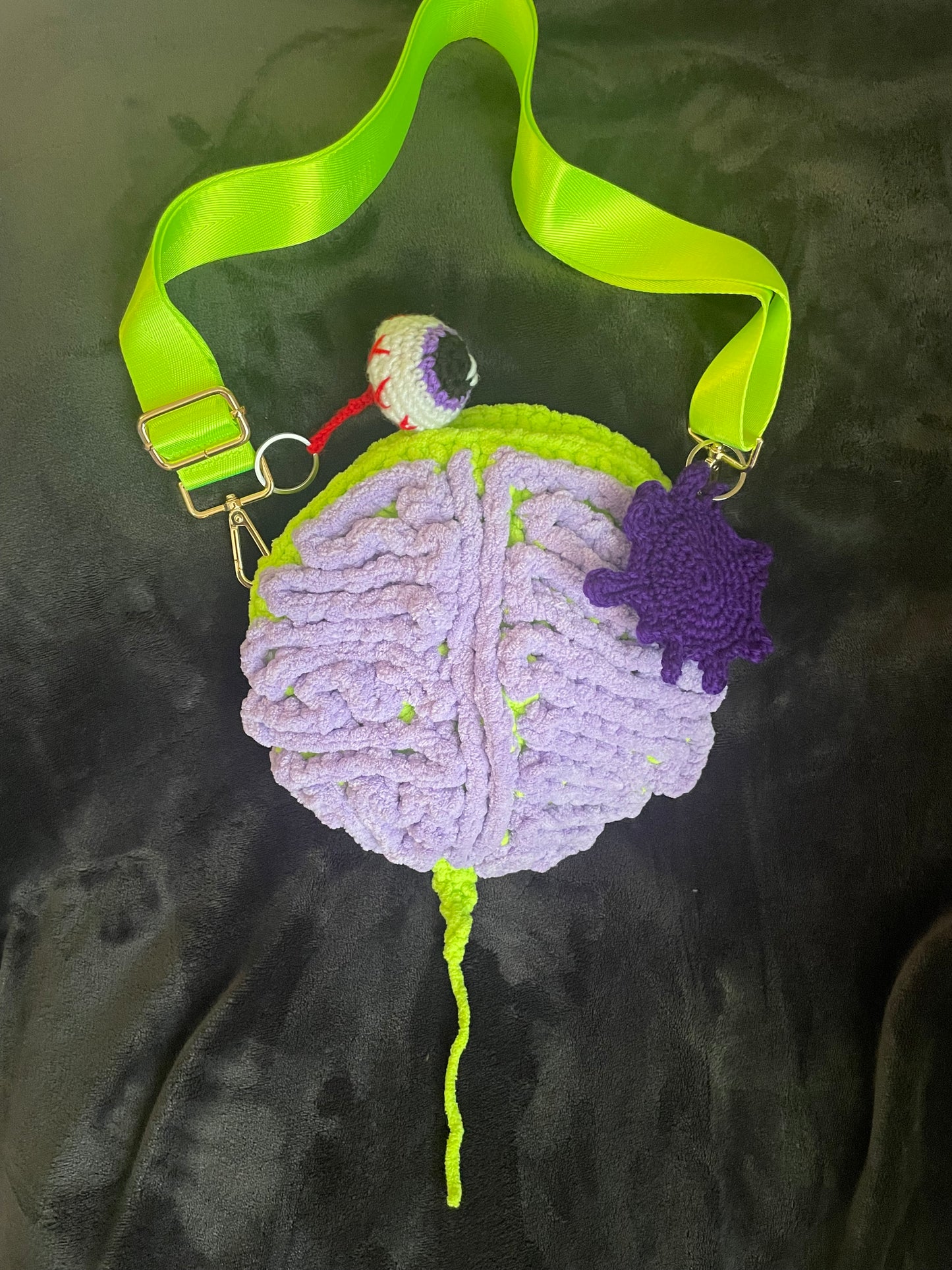 Crochet Brain bag