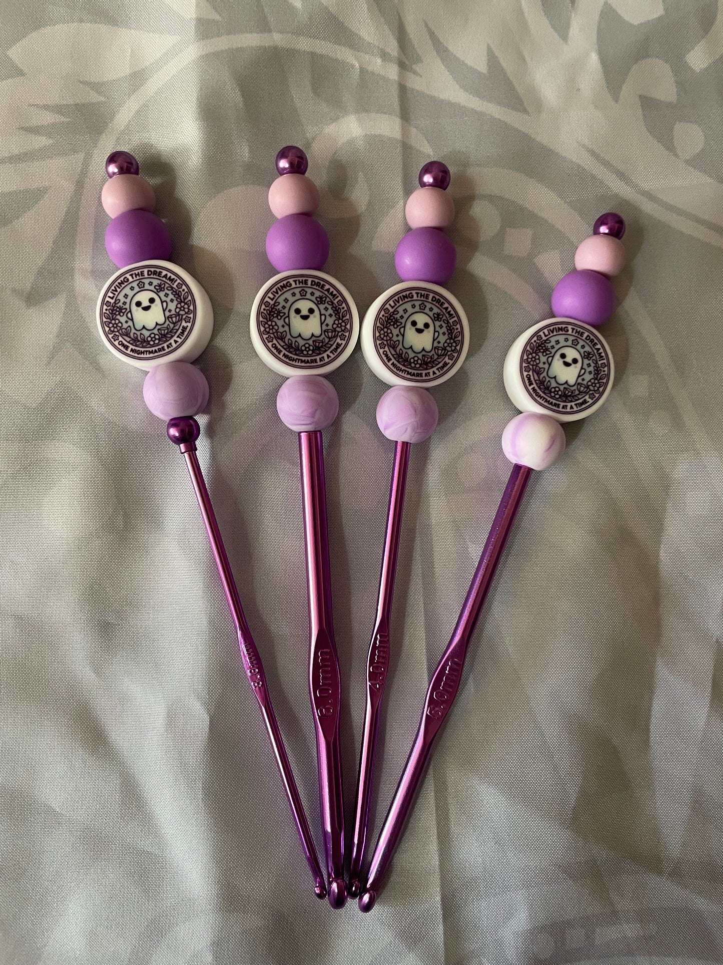 Beaded crochet hook sets