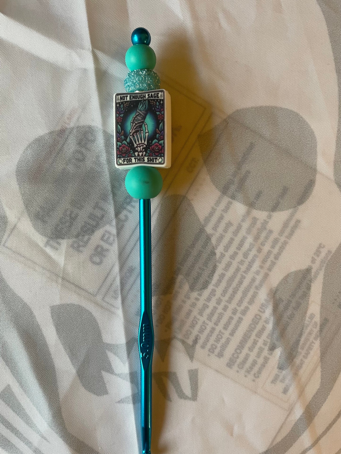 5mm silicone beaded crochet hooks