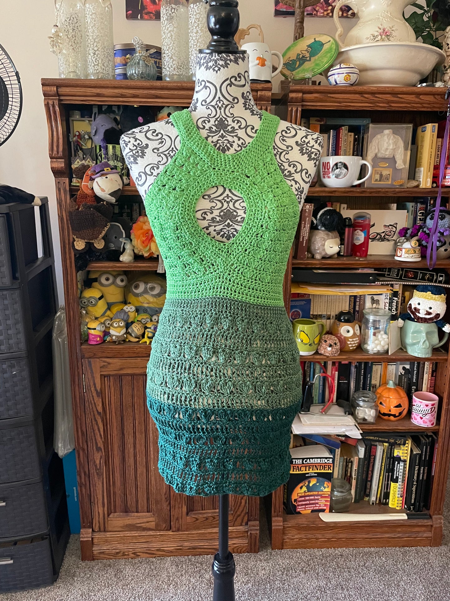 Green NYX crochet dress