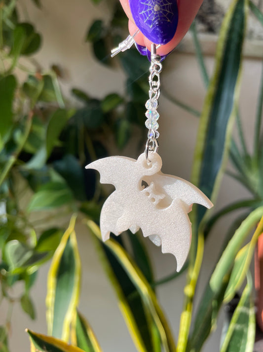 Sparkling spooky earrings