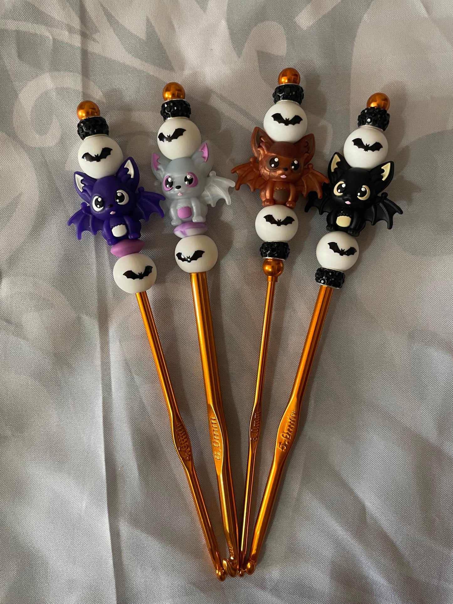 Beaded crochet hook sets