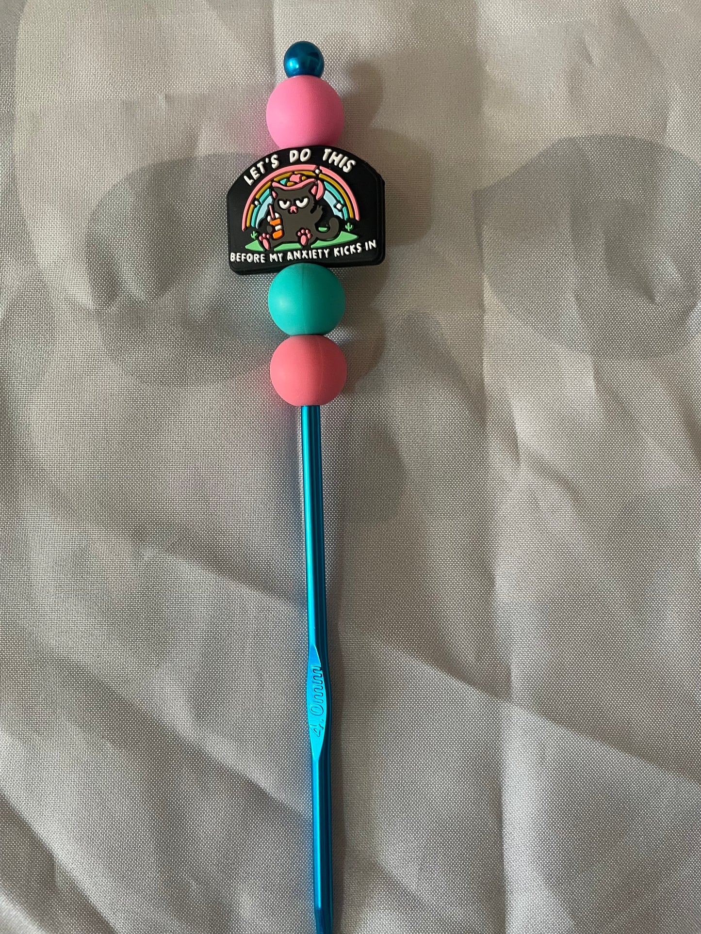 4mm silicone beaded crochet hooks