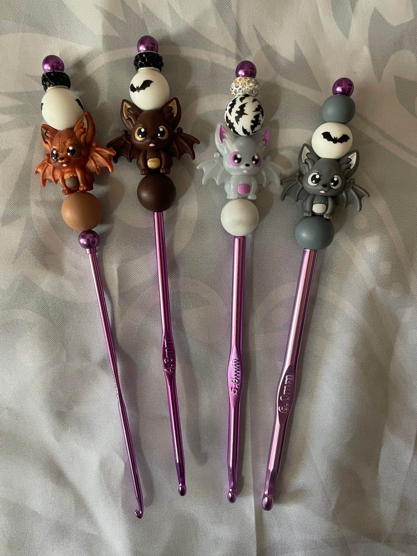 Beaded crochet hook sets