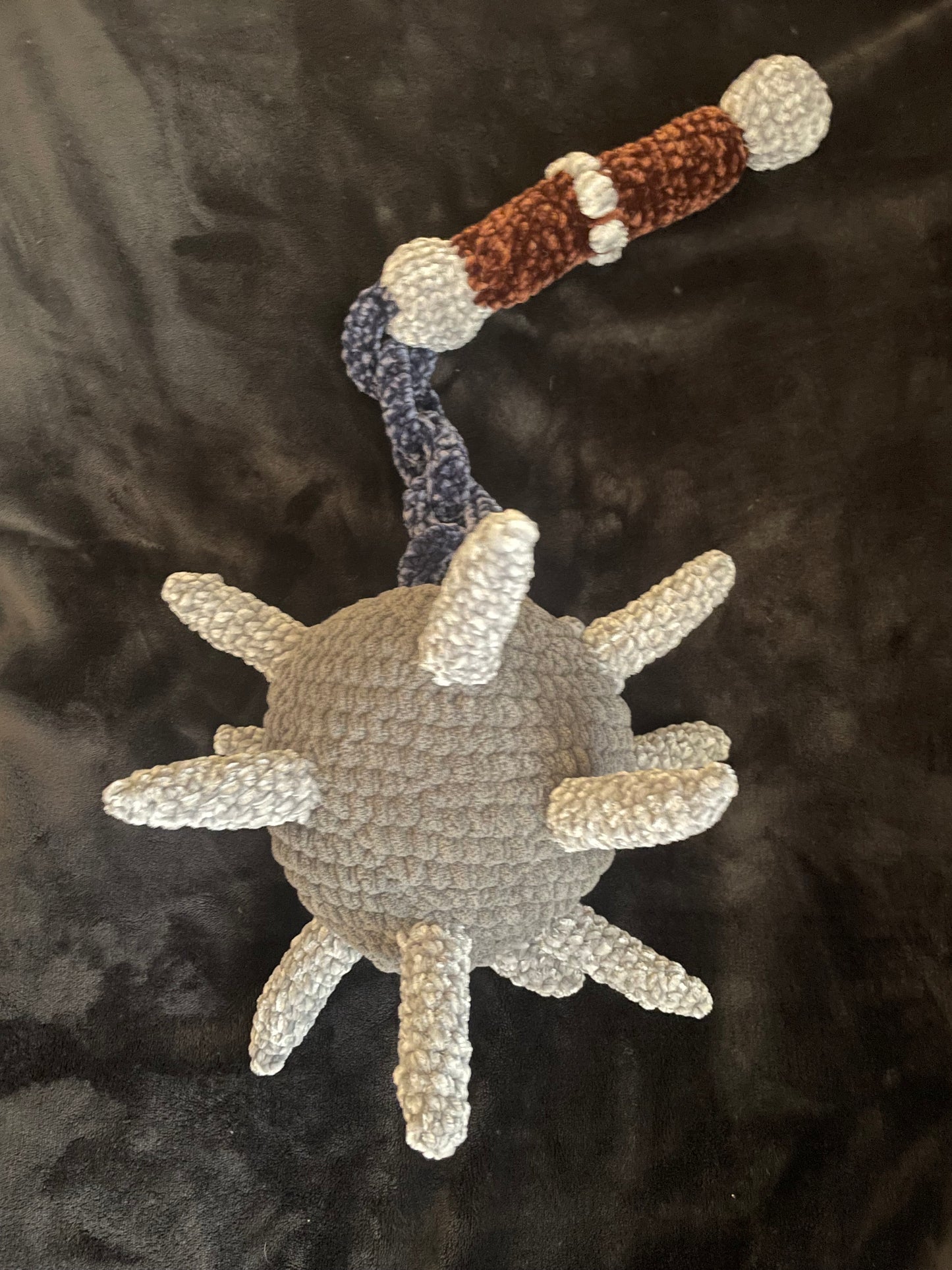 Crochet flail and love lug