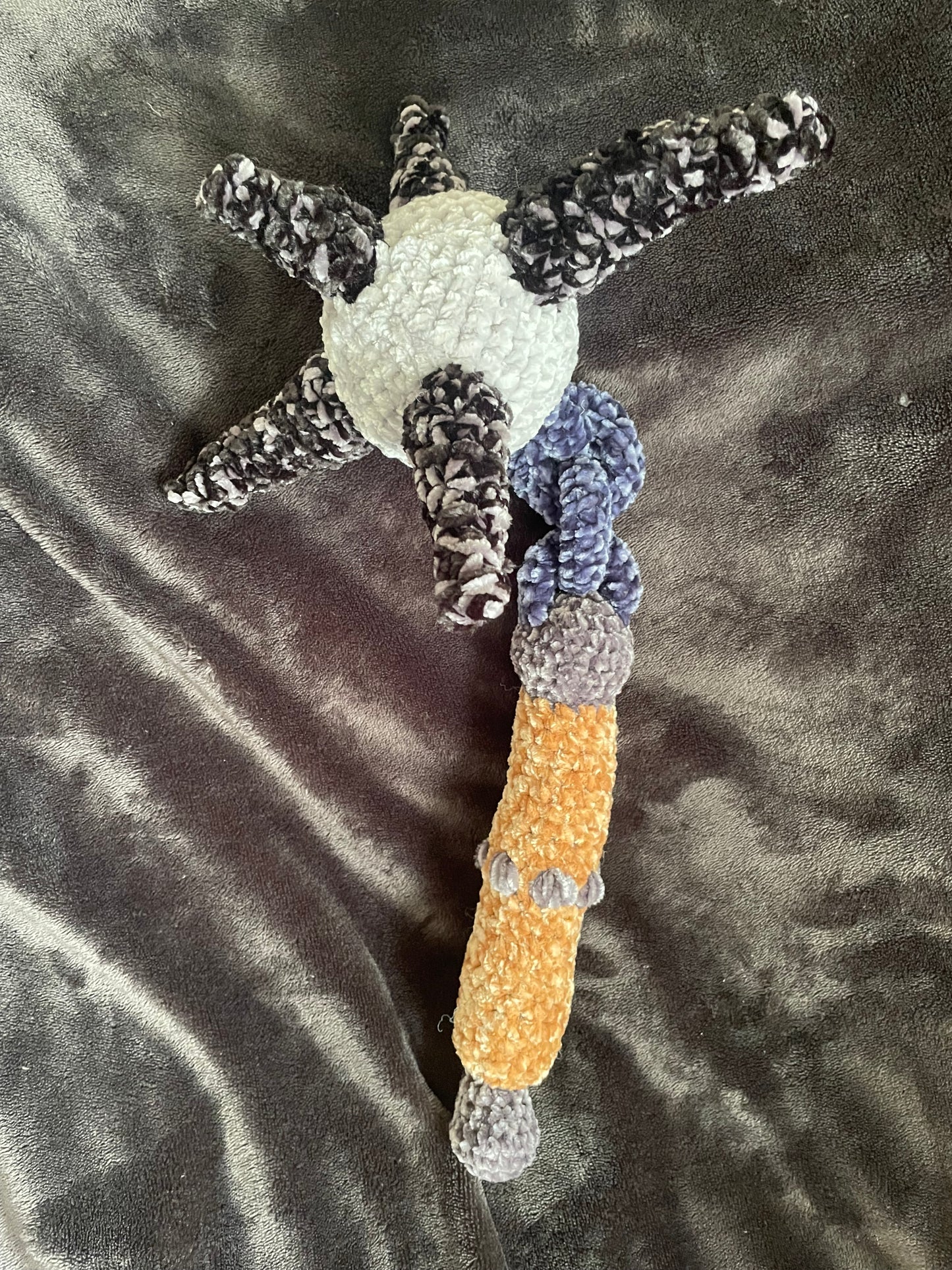 Crochet flail and love lug