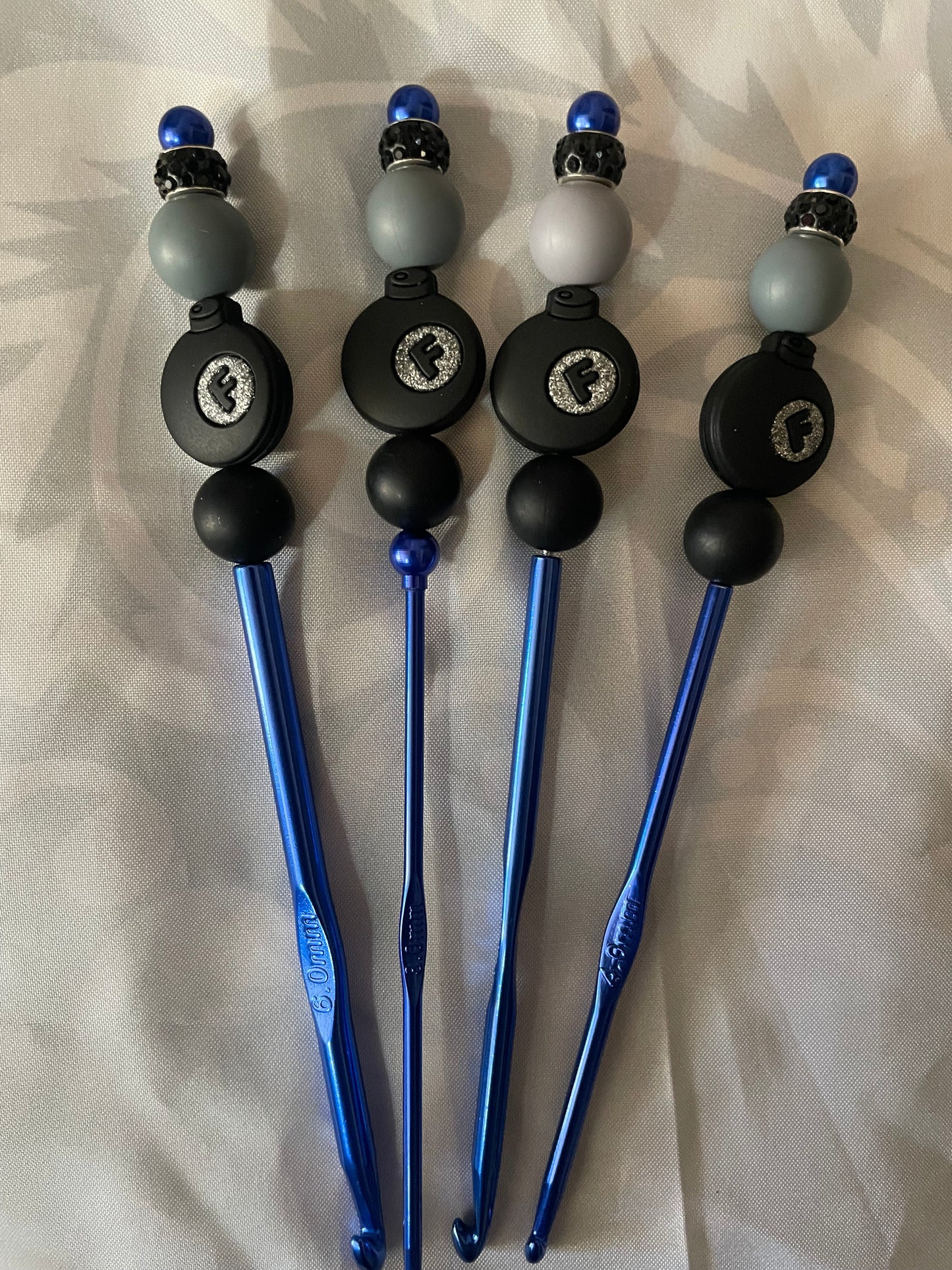 Beaded crochet hook sets