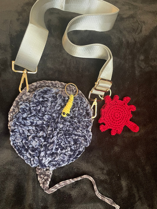 Crochet Brain bag