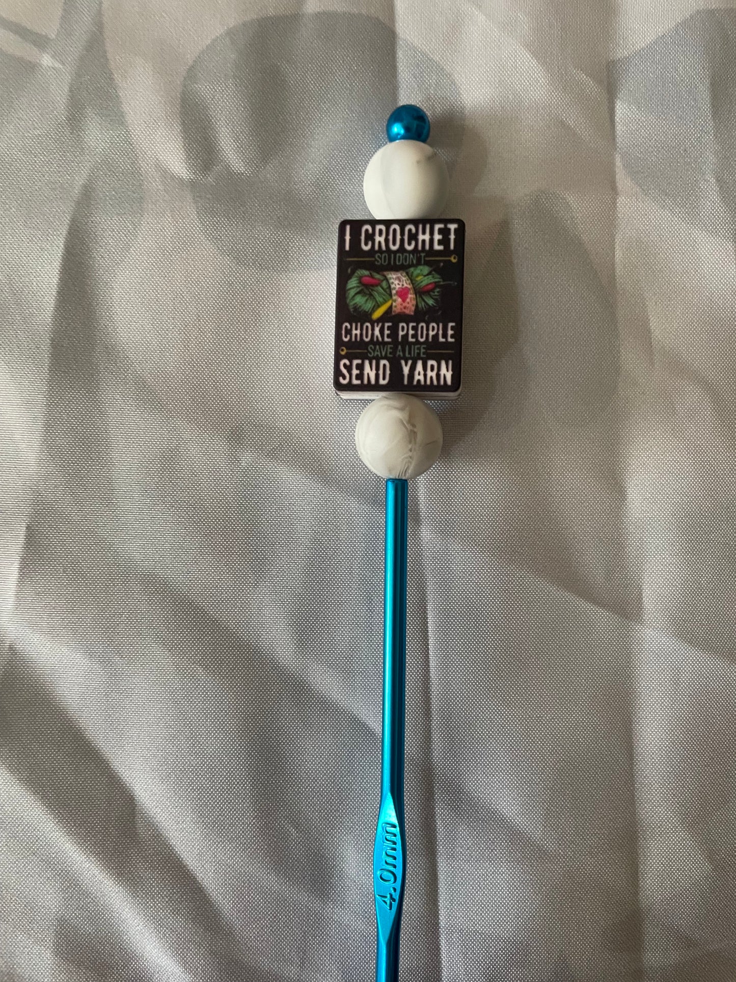 4mm silicone beaded crochet hooks