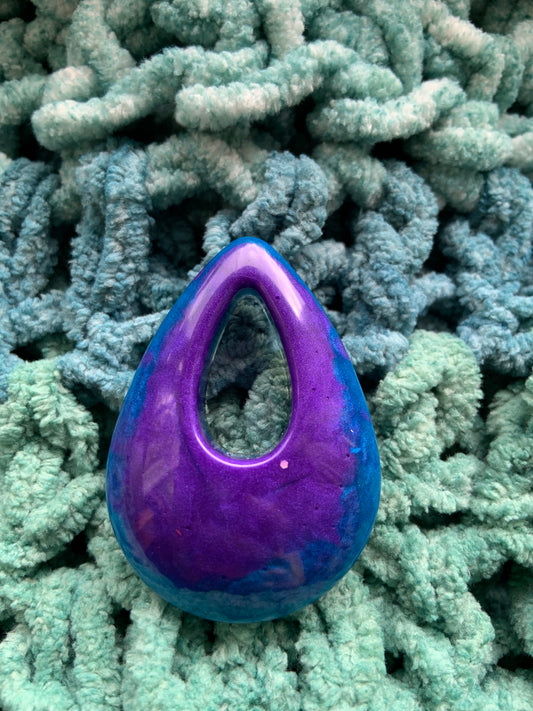 Dusk palettes epoxy resin amulet