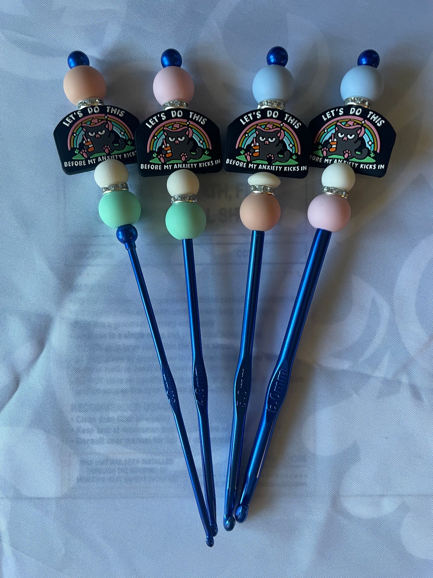 Beaded crochet hook sets