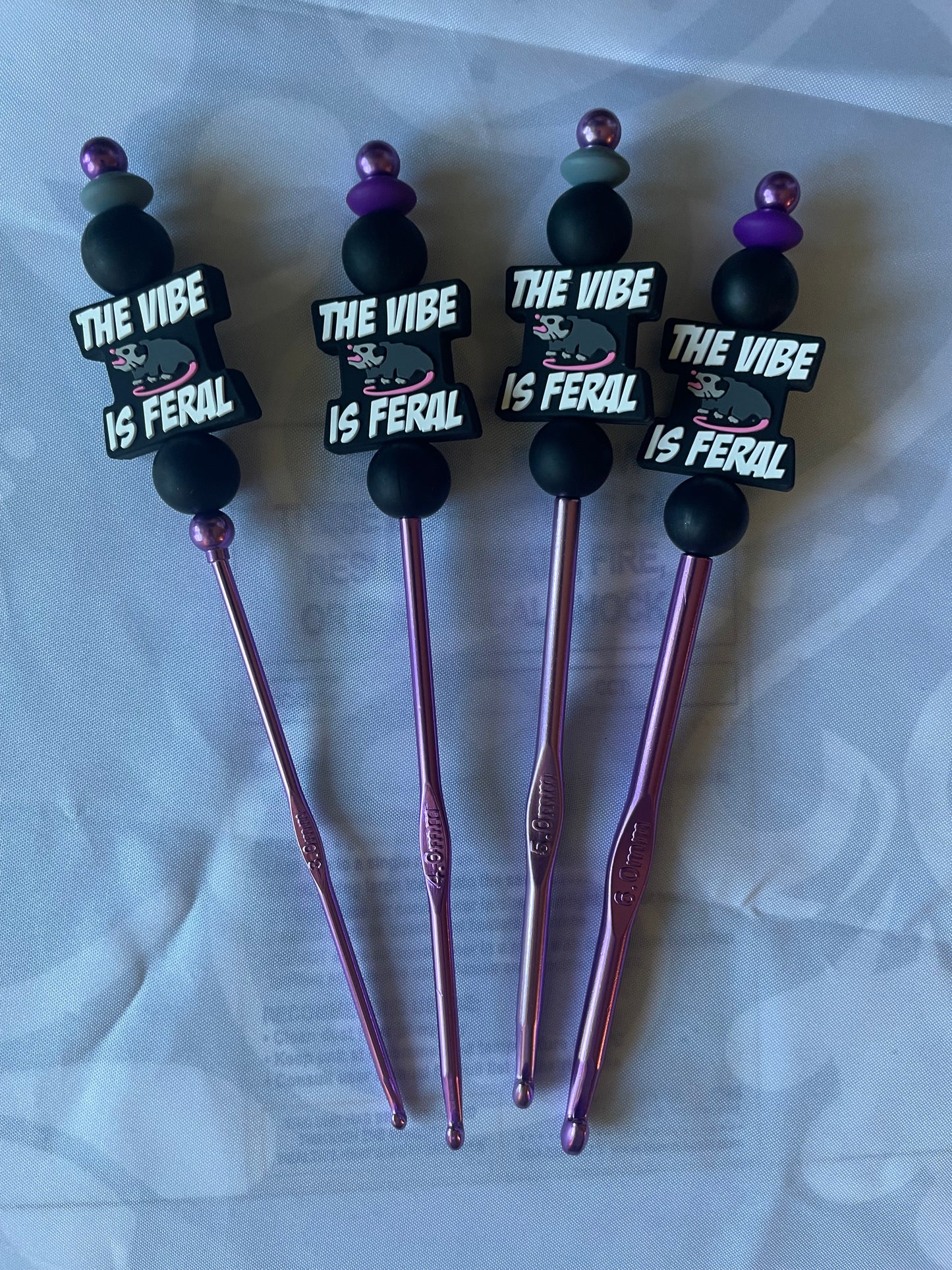 Beaded crochet hook sets