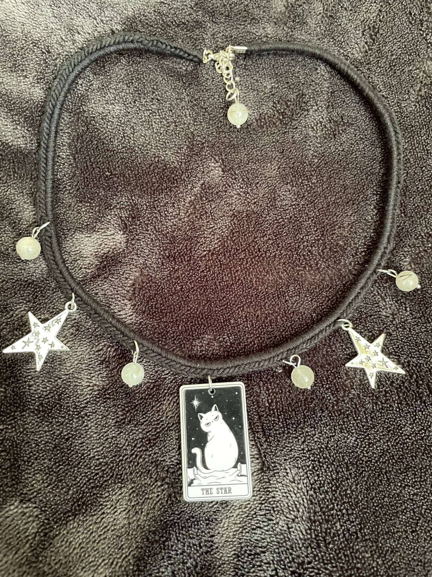 Tarot card necklace: Star