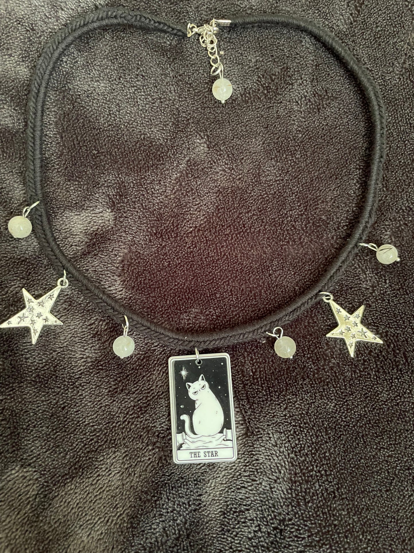 Tarot card necklace: Star