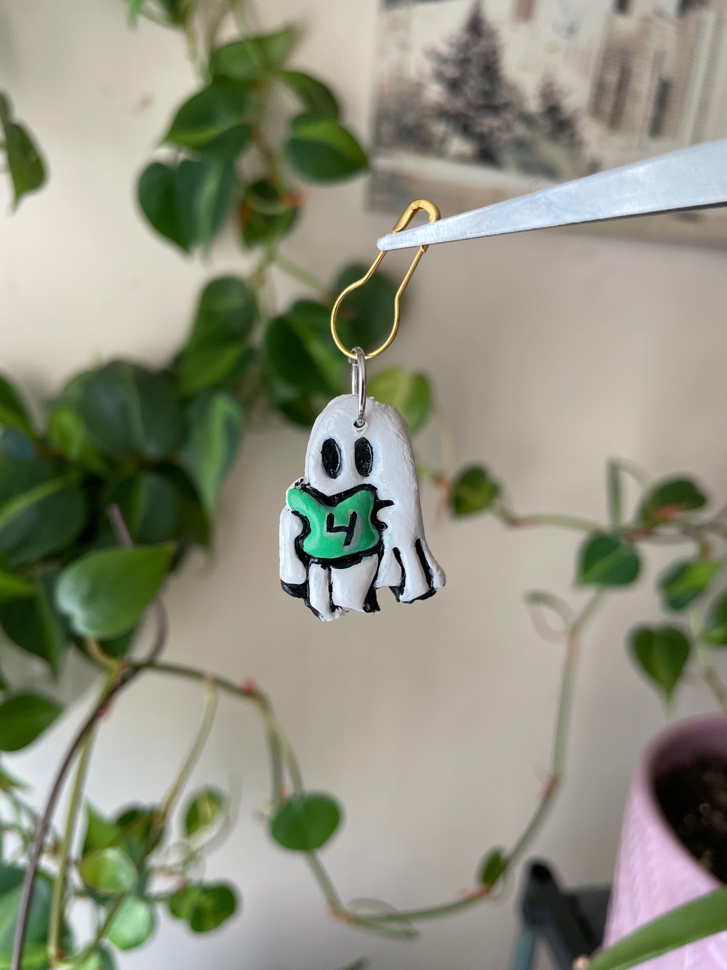 Boo buddies clay stitch marker sets