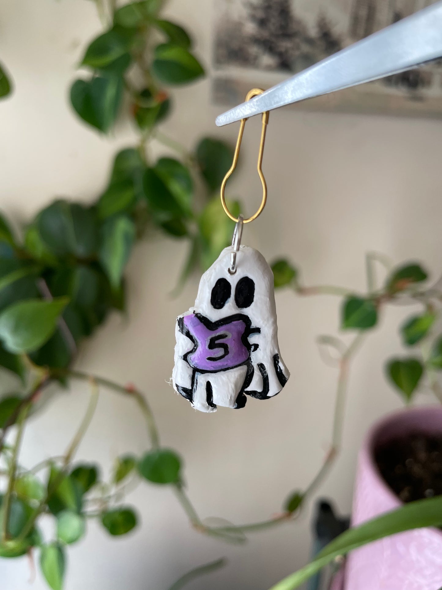 Boo buddies clay stitch marker sets
